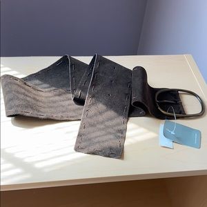 Brand New Brown suede belt women’s large
